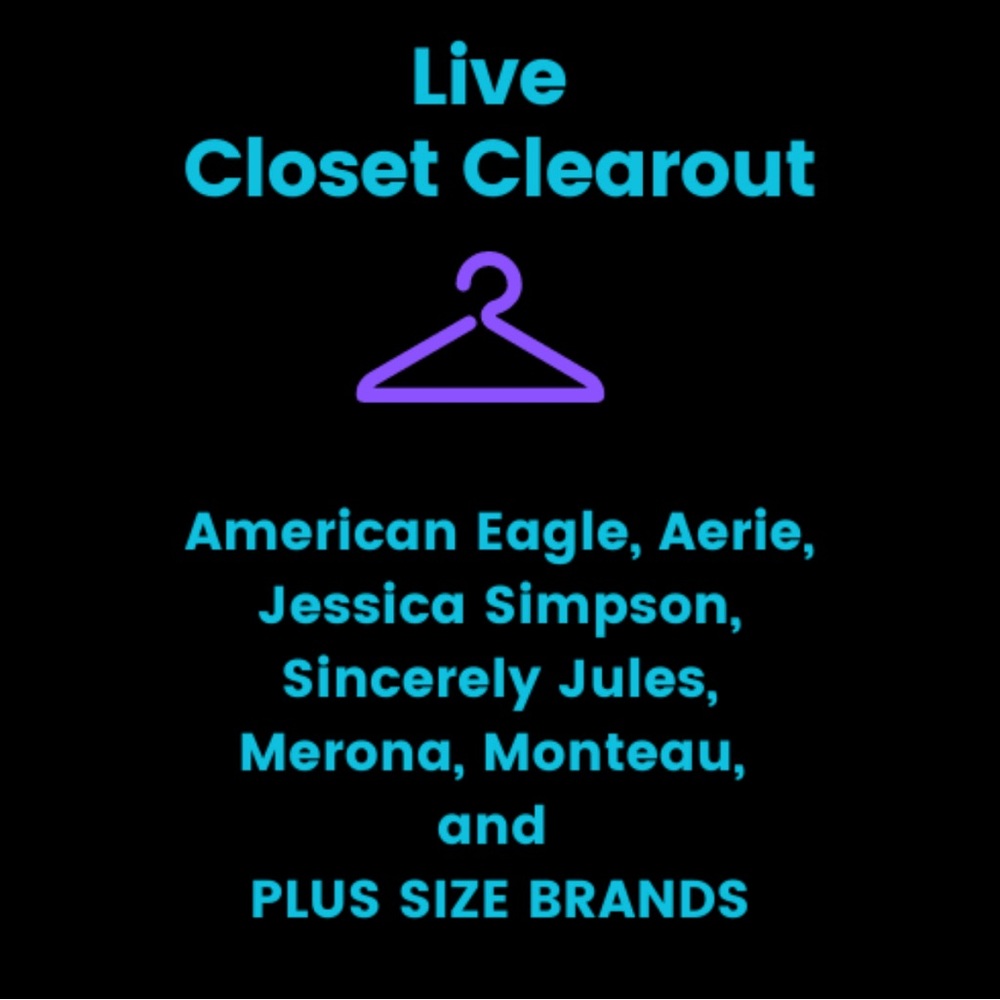 Closet Clearout August 19 Live Show